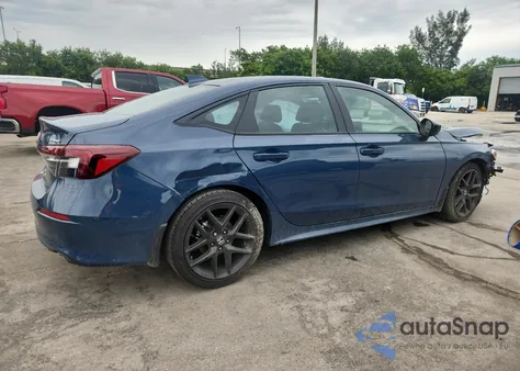 2025 Honda Civic Sport из США, поврежденный, VIN 2HGFE2F58SH607094